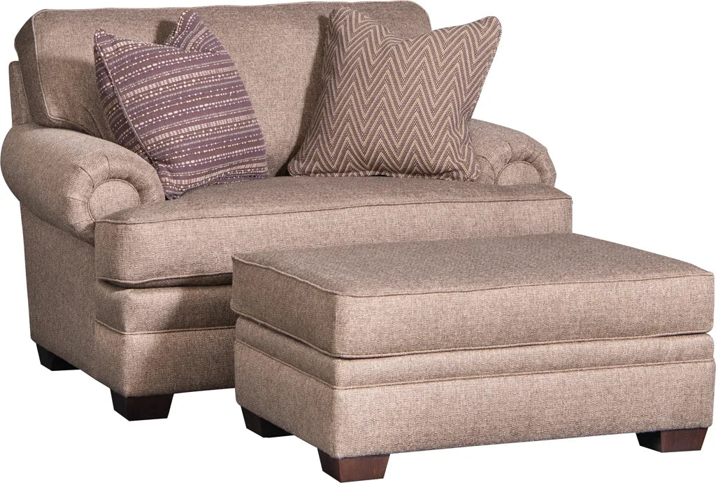 American Heritage Oversized Chair & Ottoman