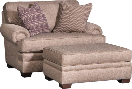 American Heritage Oversized Chair & Ottoman
