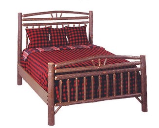 Wagon Wheel Queen Bed