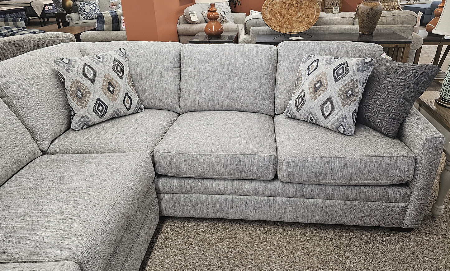 Sectional Sofa with Cuddler