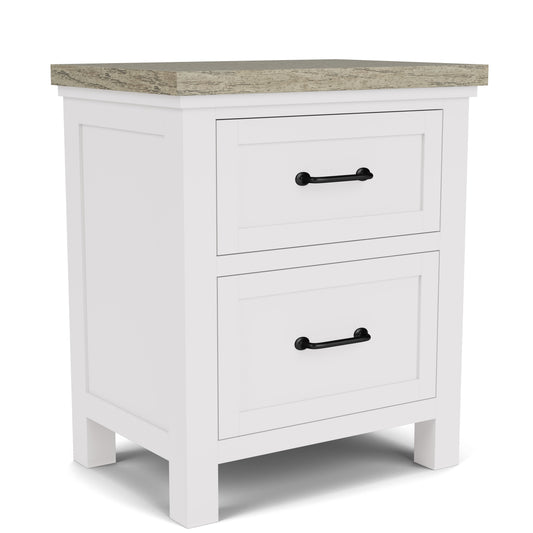 Cora 2 Drawer Nightstand