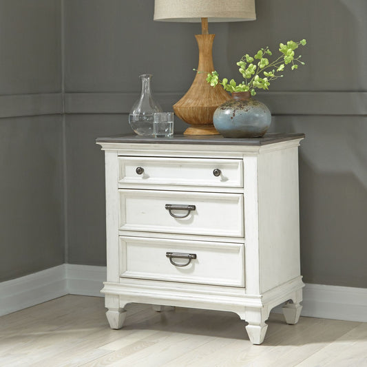Allyson Park Nightstand w/Charging Station