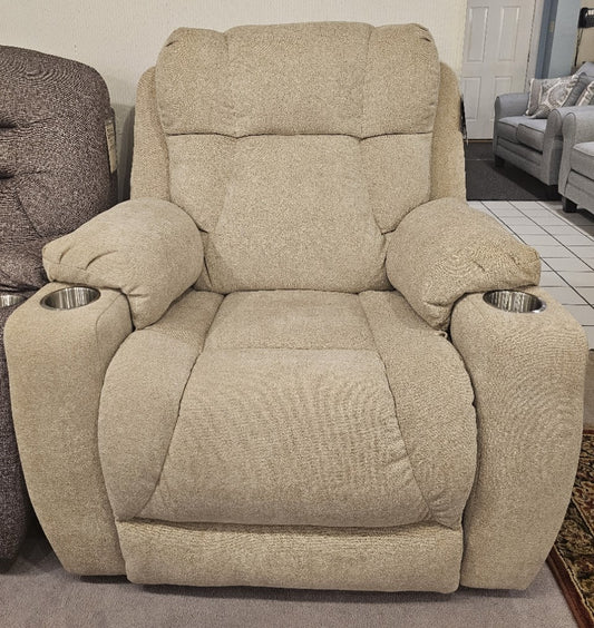 Challenger Power Headrest Big Man's Wall Hugger Recliner